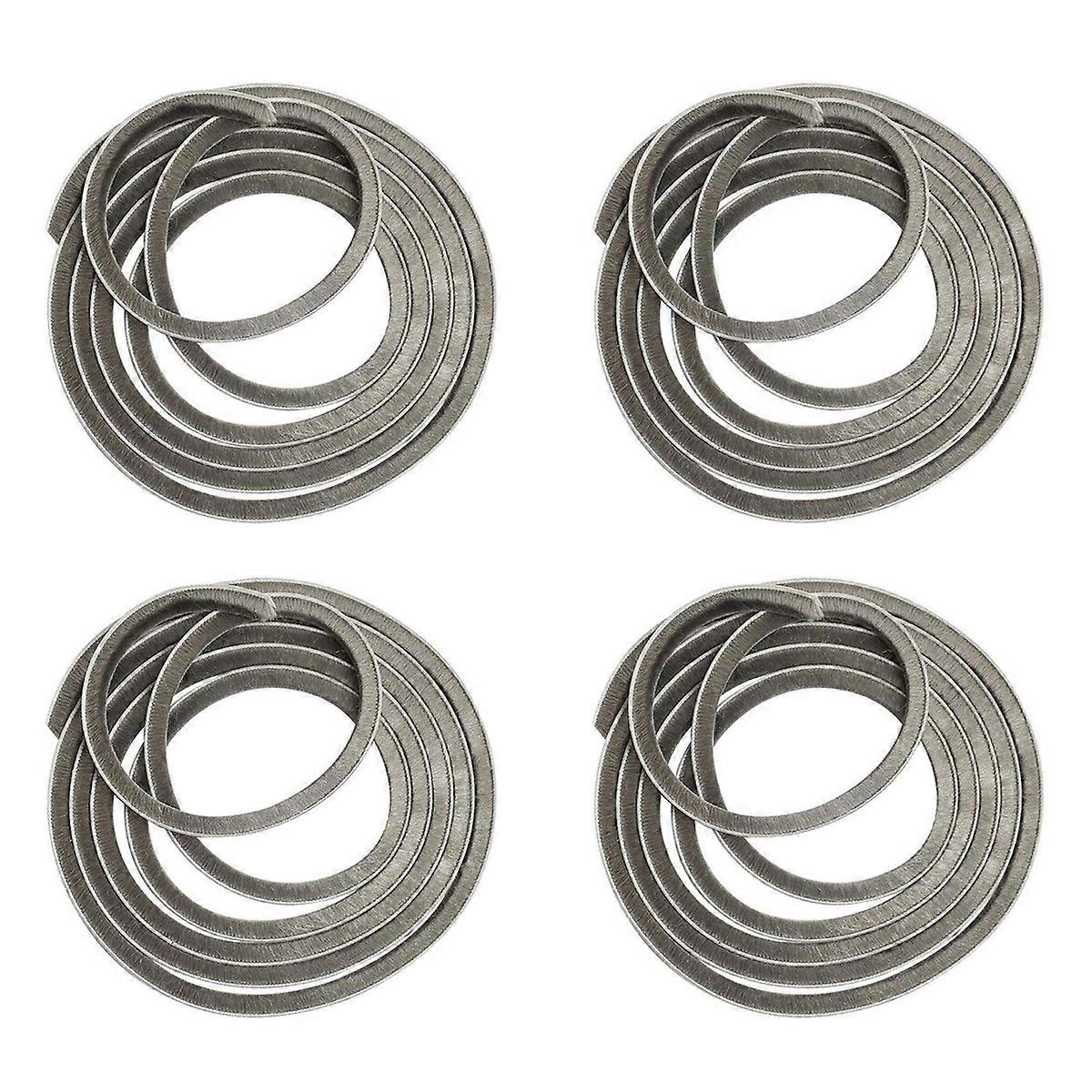 4X Sealing Strip,Door Brush Seal, Weather Strip, for Sliding Doors, , Self-Adhesive Insulating Door