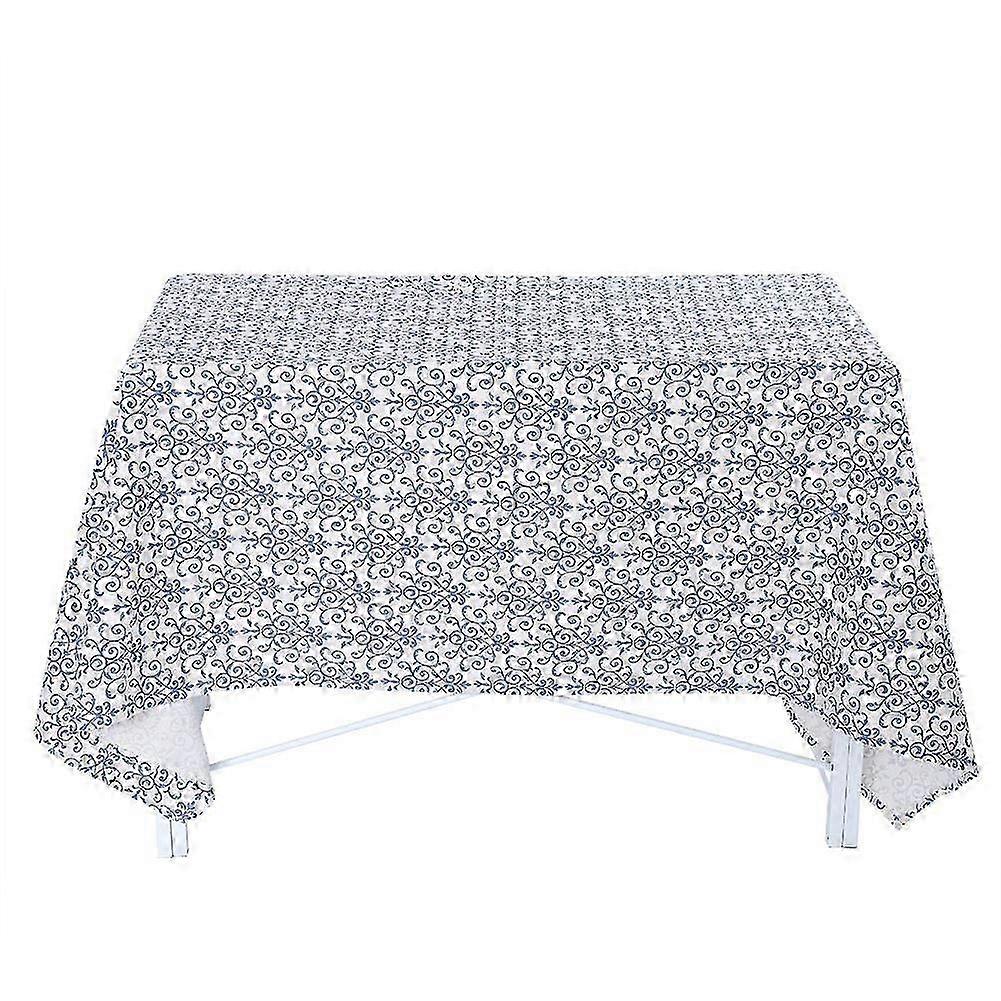 Rectangle Tablecloth for Home Decor Featuring Elegant Porcelain Pattern Design