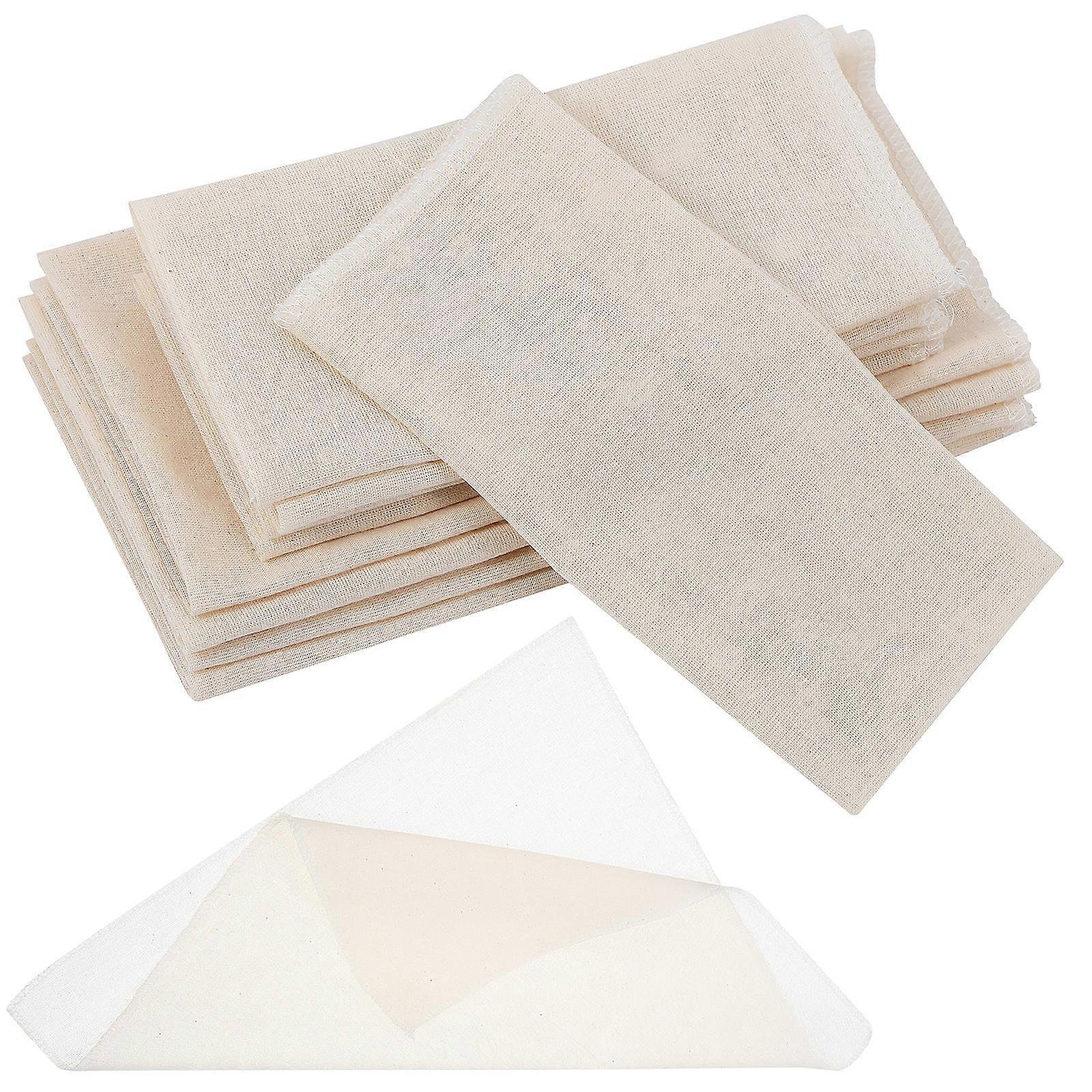 Cheese Cloths Strainer Baking Mat Gauze Square 50x50cm 8Pcs