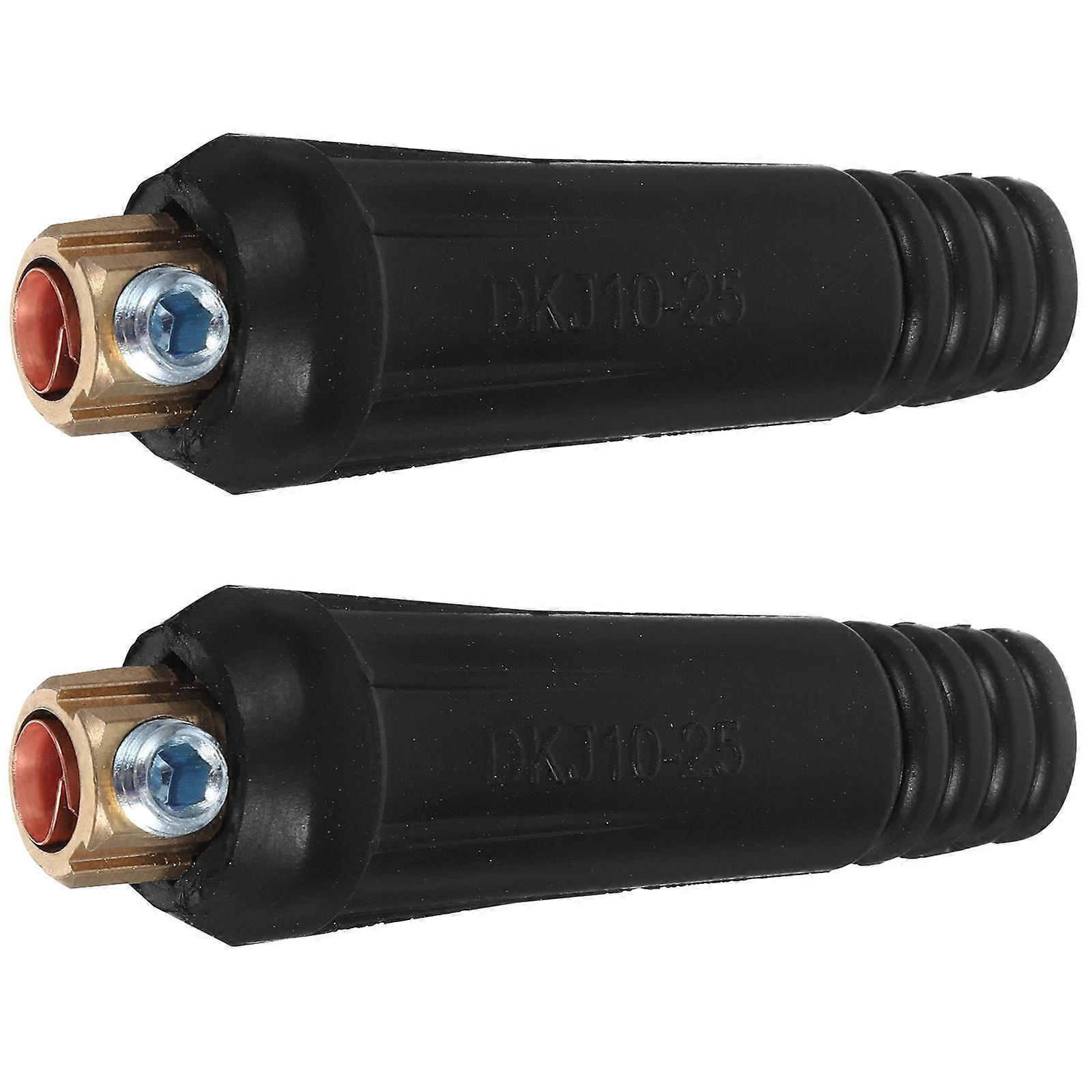 1 Set Quick Connector Welding Cable Connector for Electric Welding Machine with Sleeves