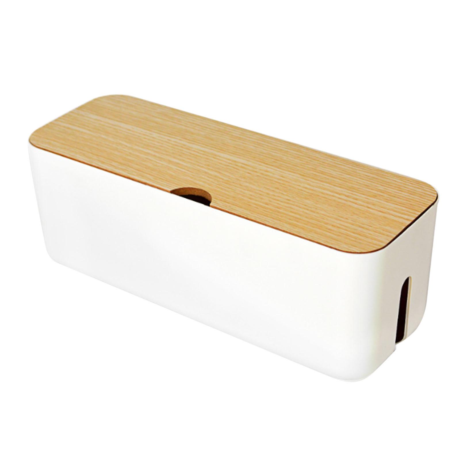 Power Strip Organizer For Home Office, Cord Organizer With Unique Design For Modern Cable Management, Detachable Lid For Easy Access And Operation