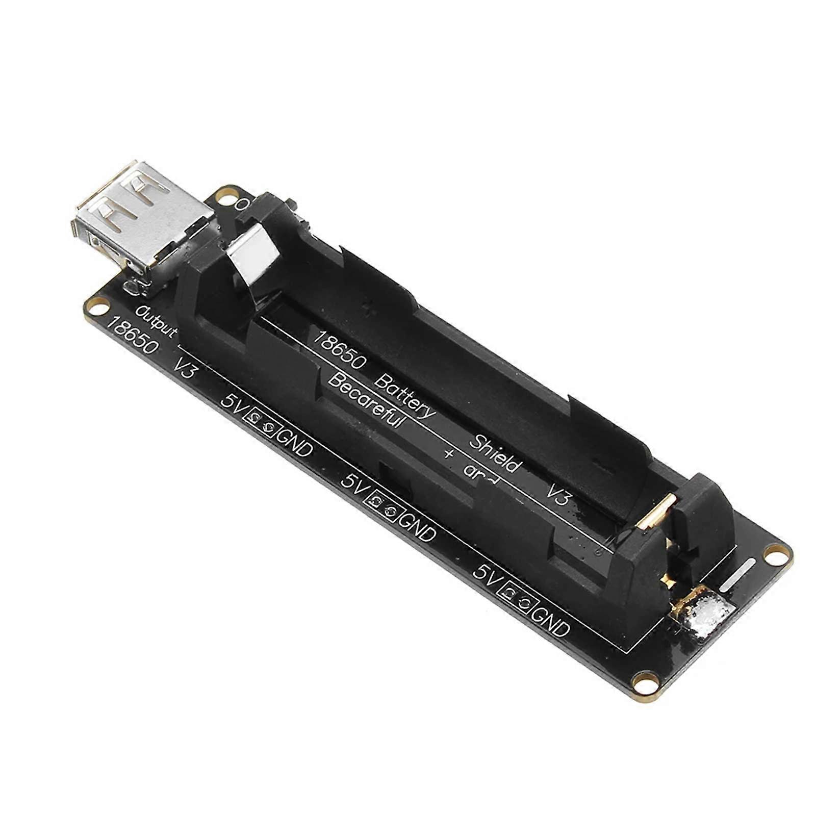 Chargement micro USB, boîtier de support de batterie de haute qualité pour une connexion facile à souder, compatible avec Raspberry Pi Arduino ESP32, sur intensité