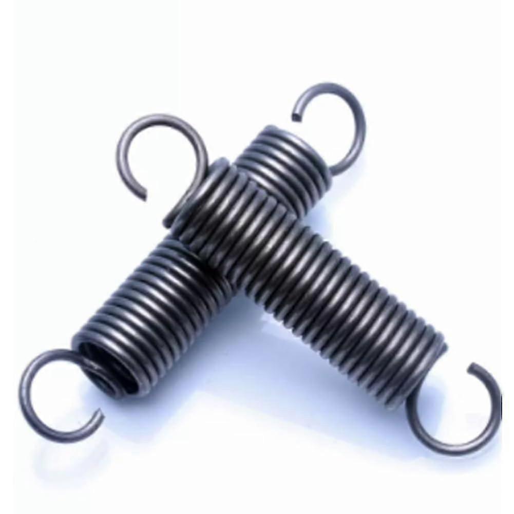 5 Pieces Spring Steel Small Extension Spring 1.2mm x 9mm x 35mm for Fasteners Locking Devices Fixed Mechanical.