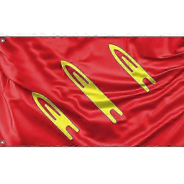 Unique Design Flag of Gamvik, Available in 3x5 Ft / 90x150 cm and 4x6 Ft / 120x180 cm