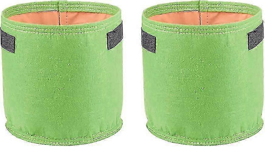 Set of 2 planting bags with handle for gardening, flowers, plants, vegetables 30 x 25 cm