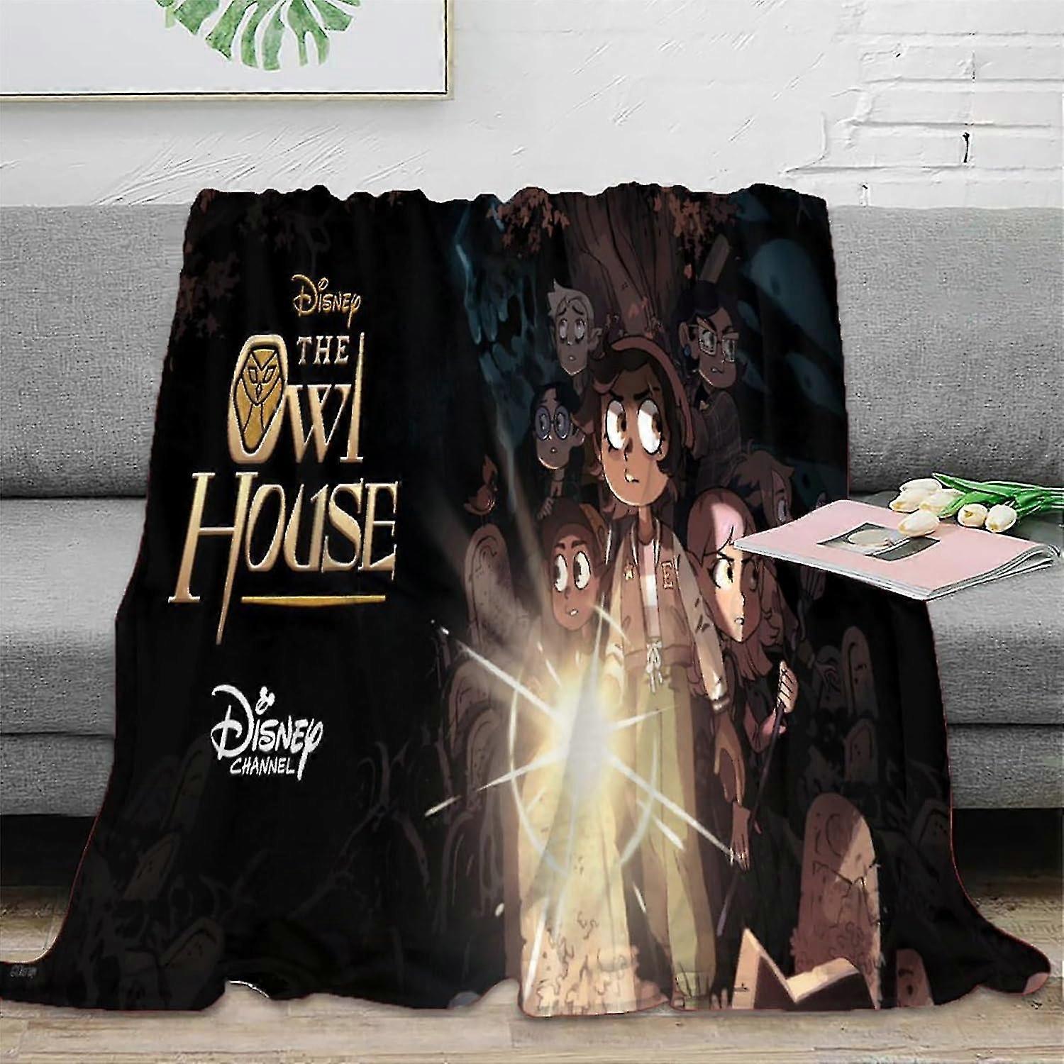 Large 3D The Owl House Theme Flannel Fleece Throw Blanket for Home - Super Soft Warm Cozy Plush Blanket