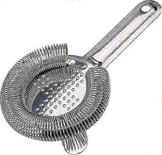 Rust-proof Bar Strainer Stainless Steel Cocktail Strainer 10x 16cm