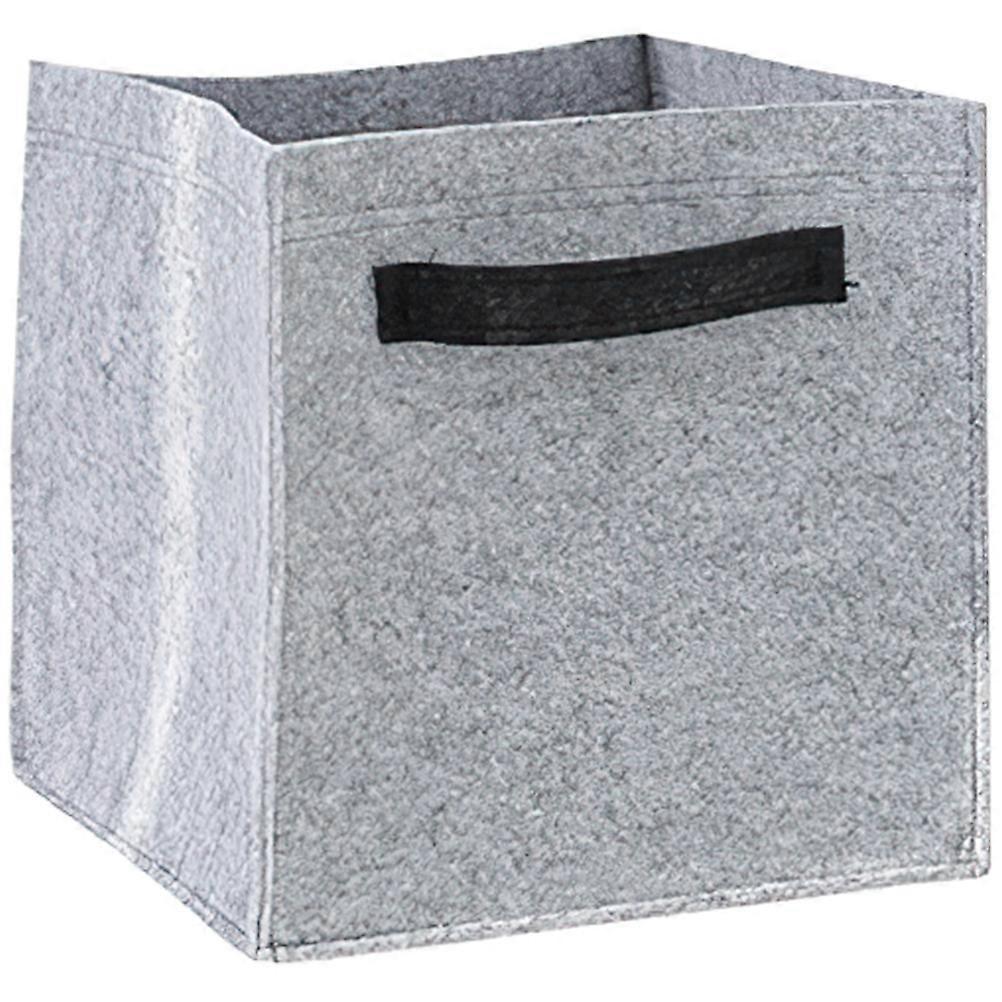 Big Laundry Basket Felt Hamper Foldable For Dorm Use 21x21x21cm 1Pack