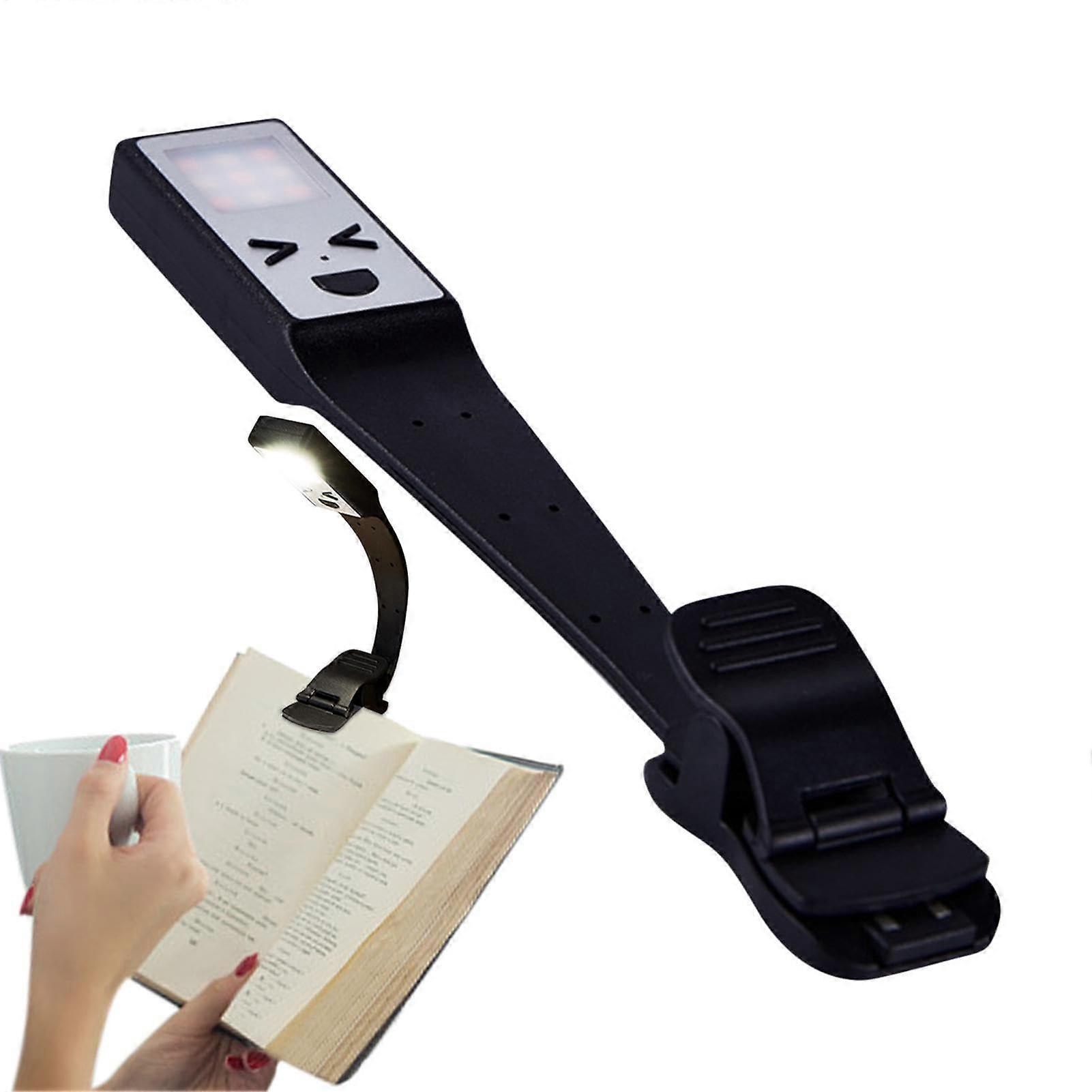 Clip for reading light for bed, reading light clip, LED lighting illumination, 360degree rotatable, LED night light, portable, for dormitory