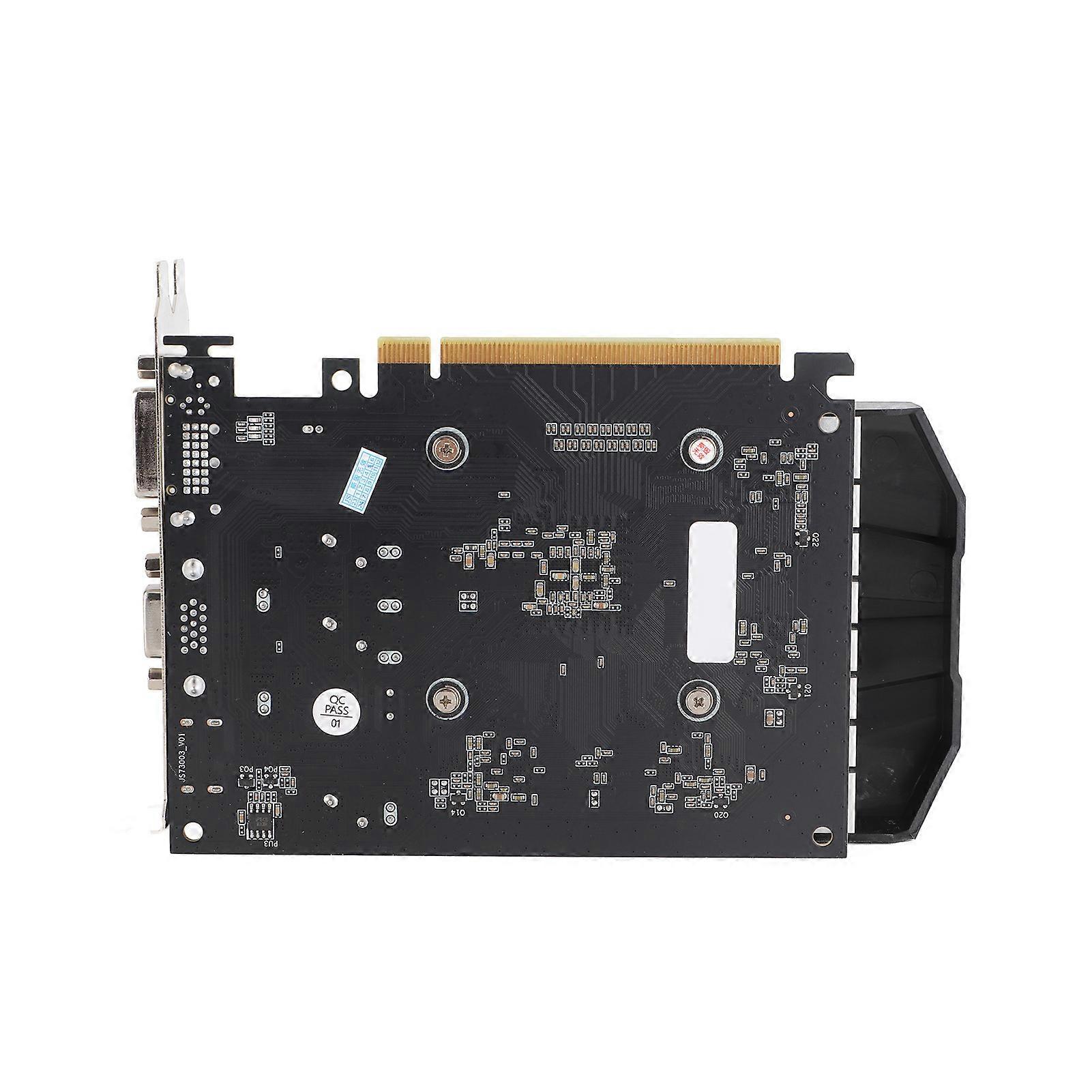 Gaming Graphics Card 2GB GDDR3 64bit PCIe1.1 X16 700MHz Clock Dual Cooling Fan Desktop Graphics Card for Computer Games 
