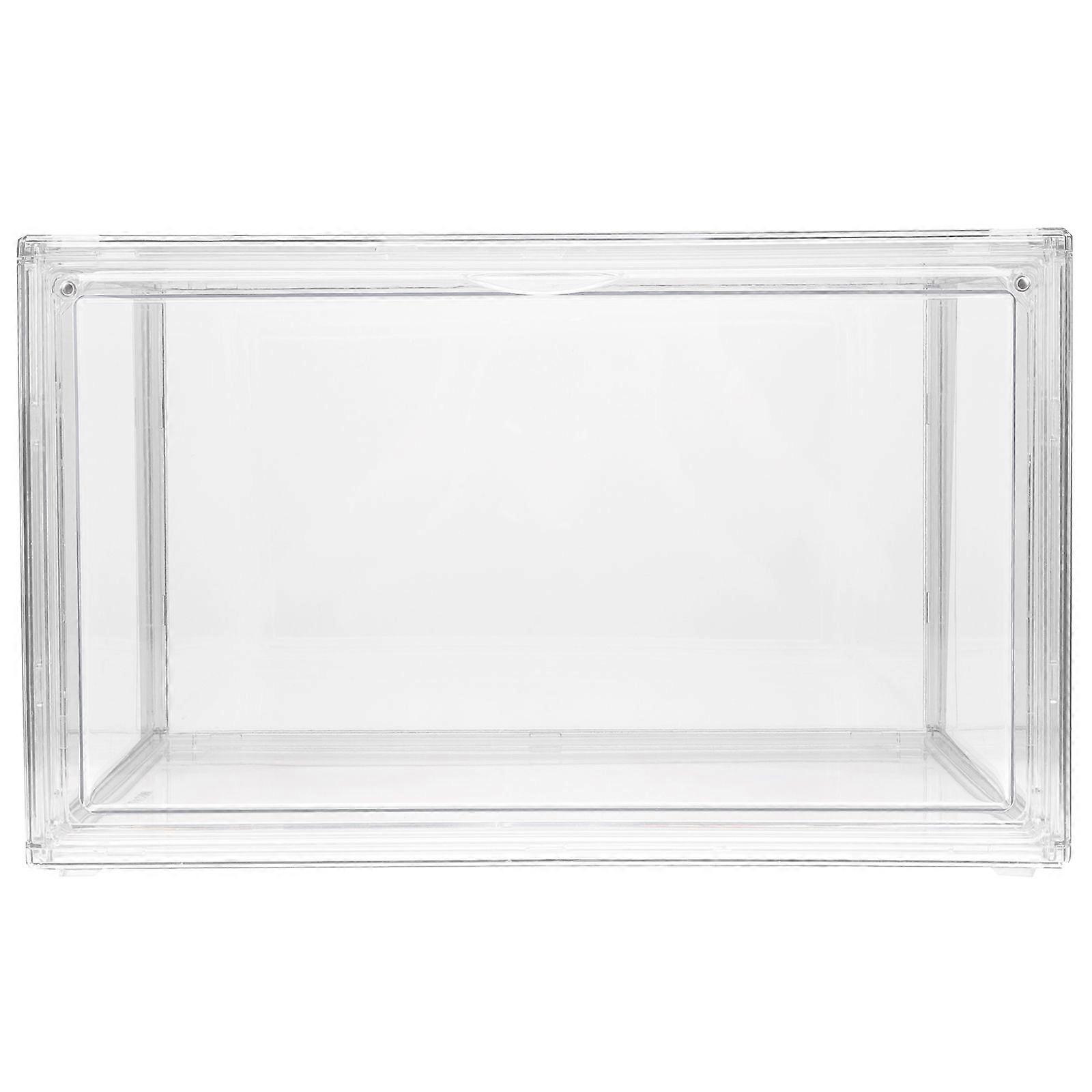 Transparent Dust-proof Bookshelf Book Storage Box Stackable Bookshelf for Home