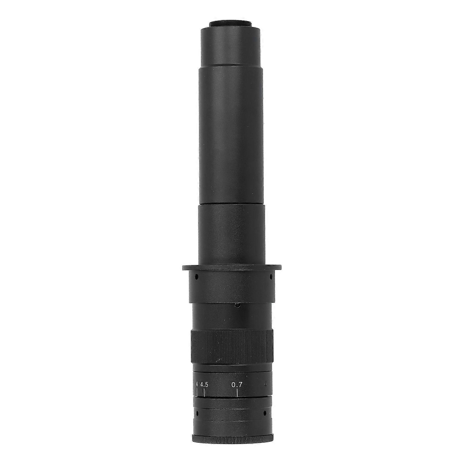 300X Eyepiece Adjustable 25mm 0.7X-4.5X Zoom C-Mount Lens for Industrial Video Microscope