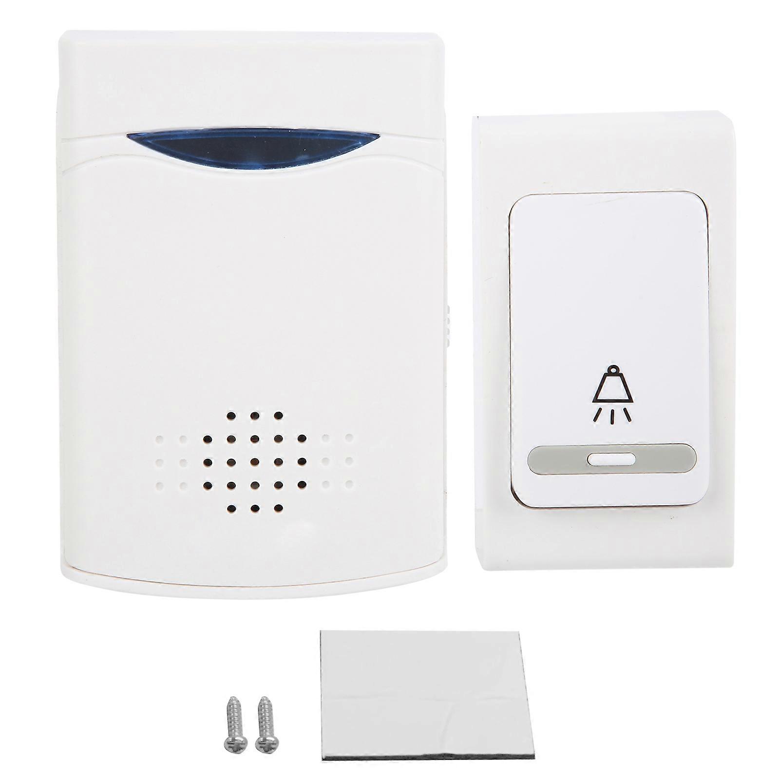 Remote Control Wireless Doorbell Sensor Electronic with Button for Old Man Household Office
