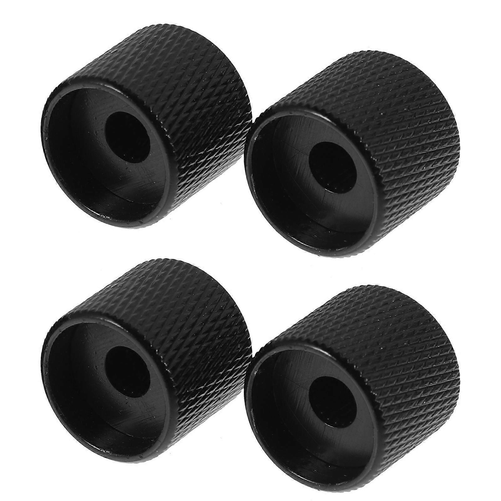 4pcs Volume Knobs for Electric Guitar Bass – Easy Install, Fits Various Potentiometers, Durable Replacement Accessory for Unique Style