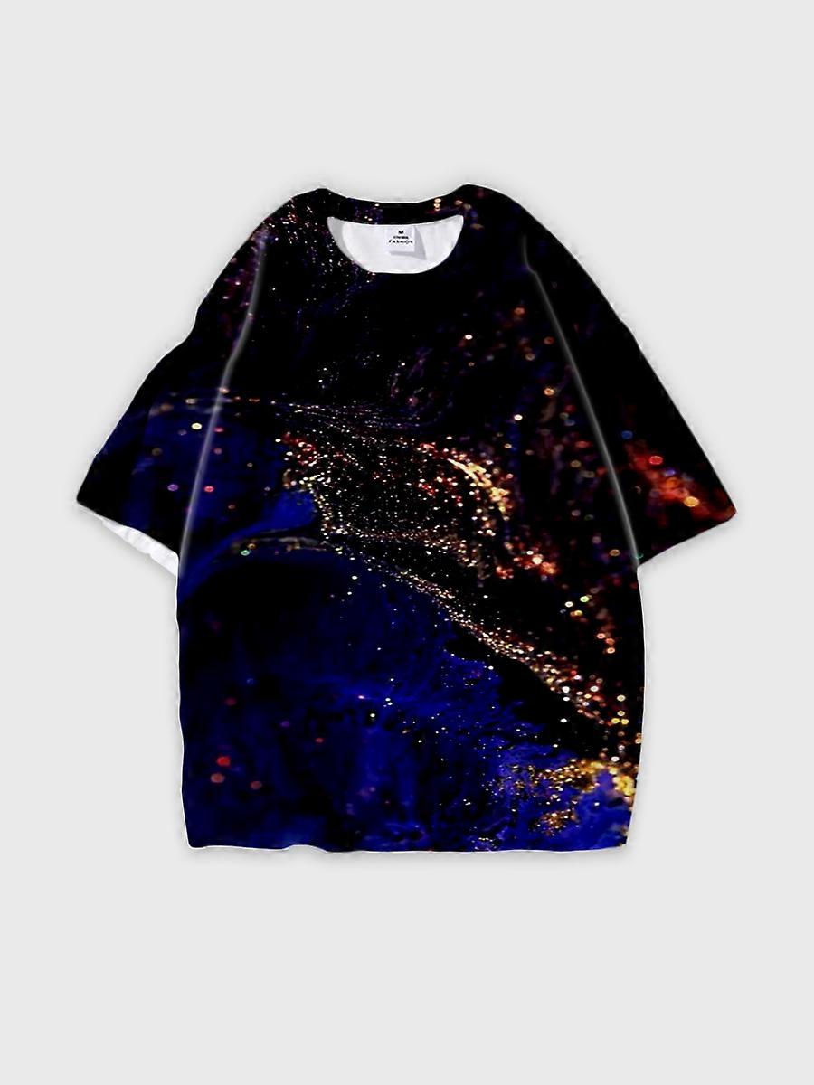 T-shirt round neck Pattern loose short sleeve JW2265