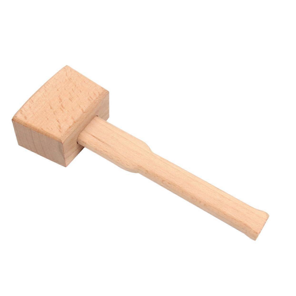 Wooden mallet for leatherworking Sturdy beechwood mallet for woodworking and DIY