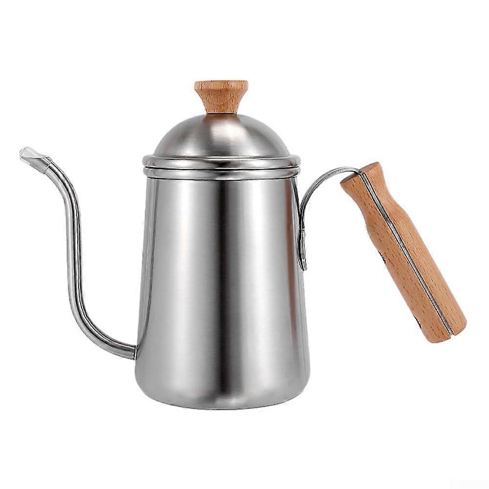 PourOver Stainless Steel Kettle Cooling Hole for Thermometer Insertion