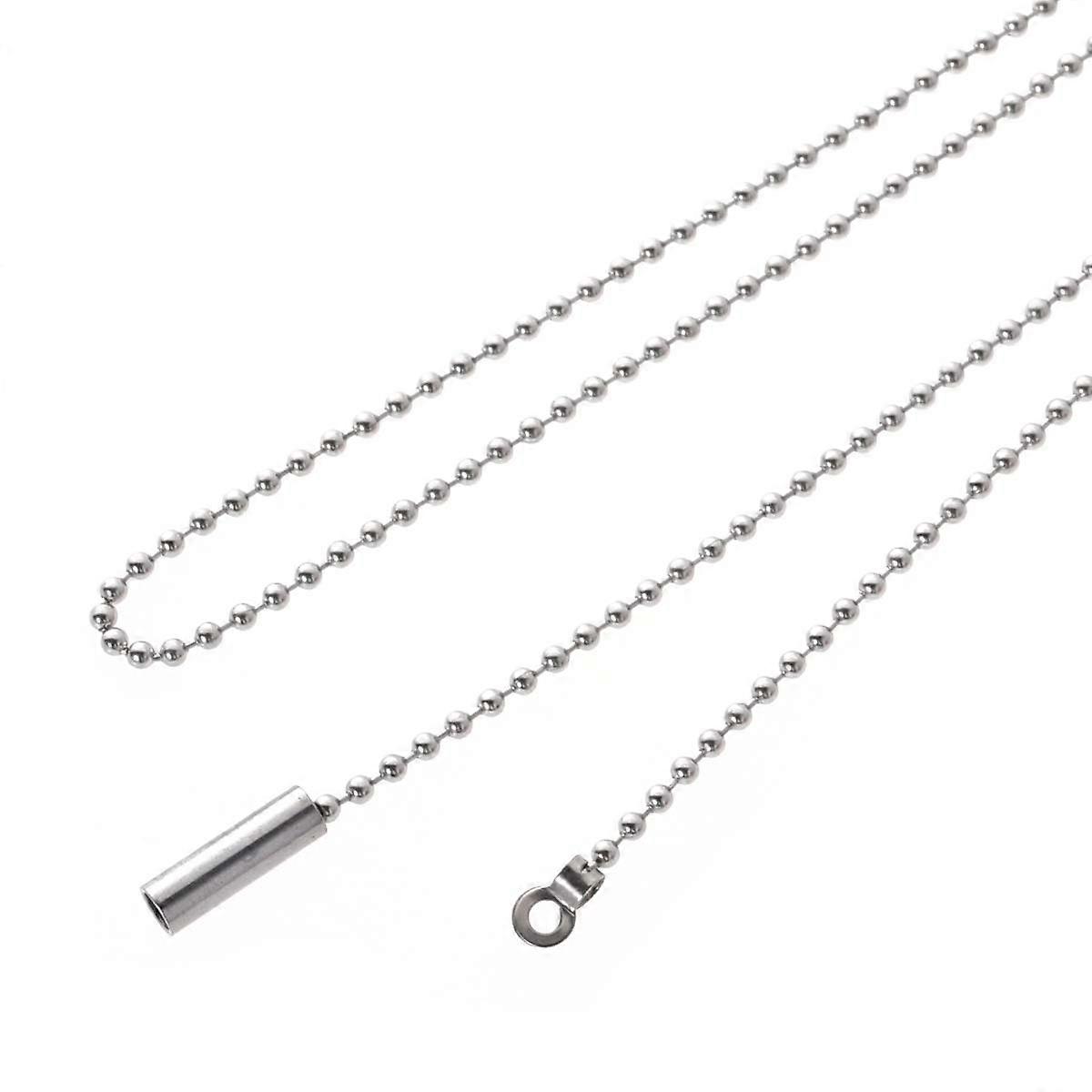 Light Lamp Fan Chain Hanging Ceiling Fan Pull Dog Tags Bottle Pendant Necklaces 4Pcs