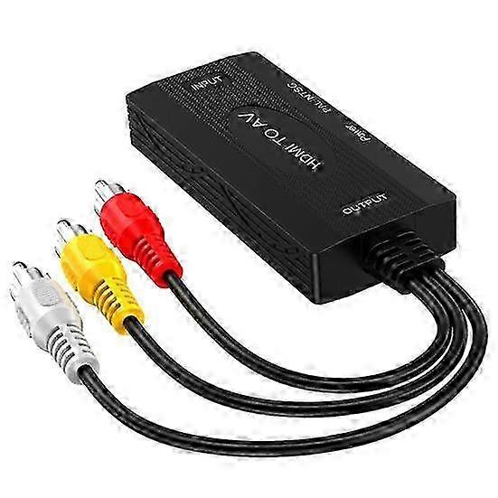 Universal HDMI-Compatible Video & Audio Converter Adapter - Anti-Corrosion AV to HDMI Adapter with Wide Compatibility