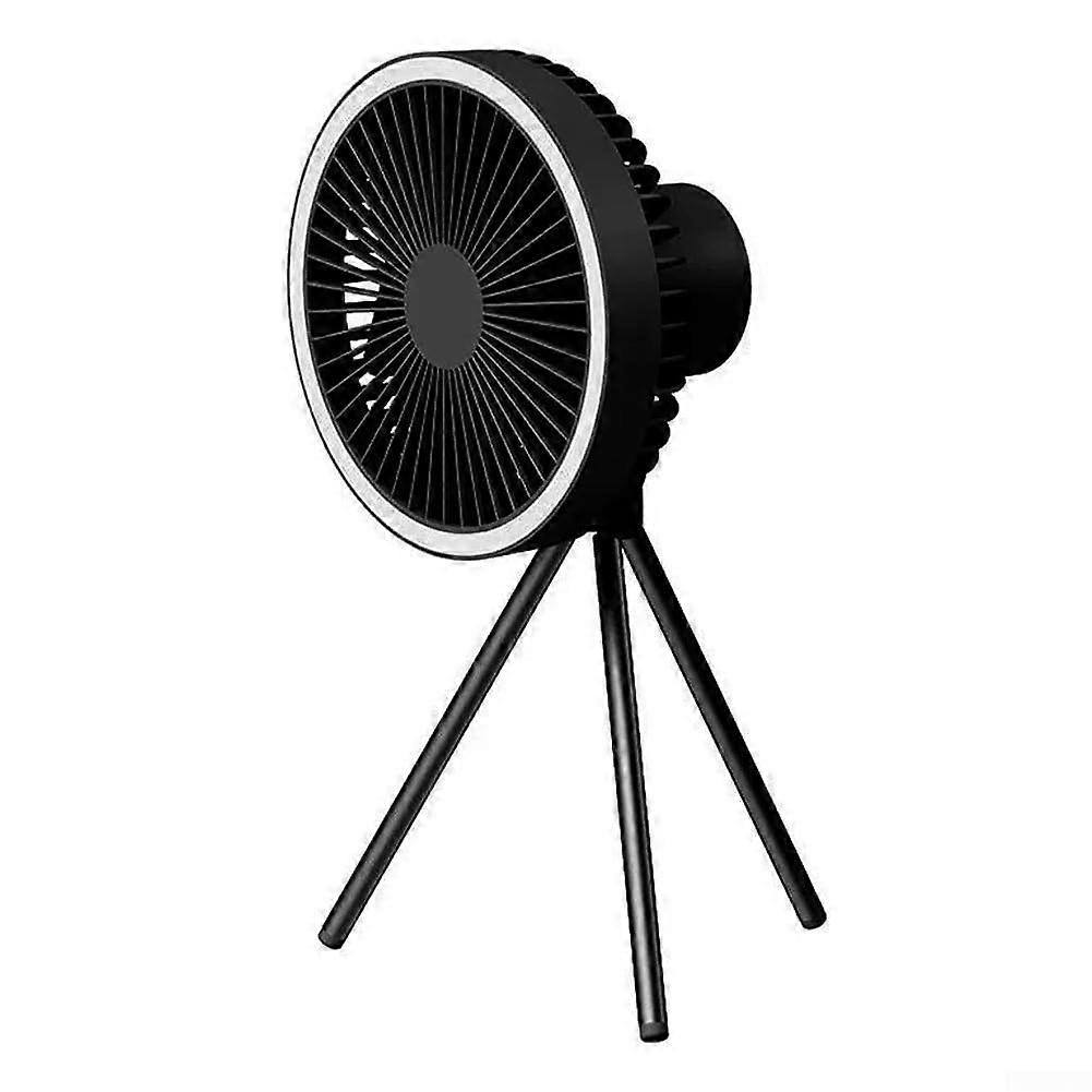 4000 mAh Rechargeable Camping Fan with LED Light, Portable Table and Ceiling Fan for Outdoor Adventures