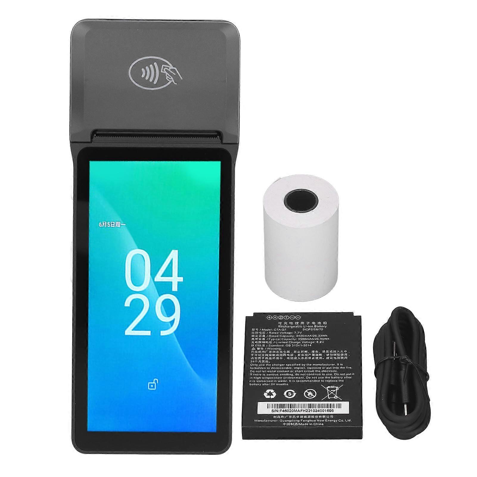 POS τερματικός εκτυπωτής απόδειξης 4G WIFI Bluetooth θερμική εκτύπωση 1D 2D σάρωση κώδικα Υποστήριξη NFC φορητό κινητό POS