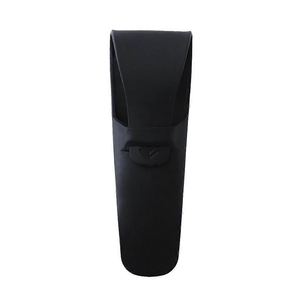 1pc Silicone Protector Case Portable Handle Travel Case Storage Box (Black)