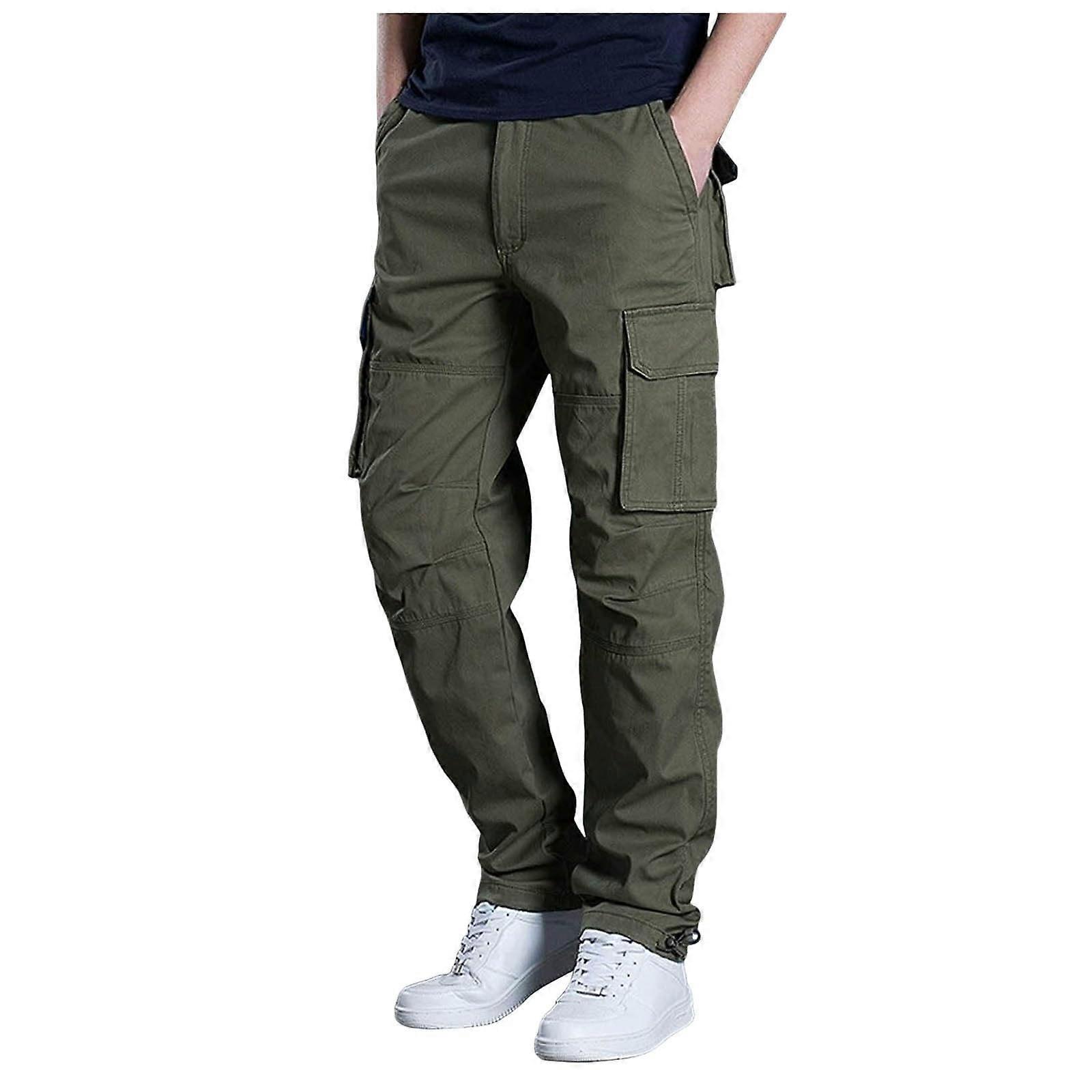 Ranger Pants Green M Lightweight Summer Stretch Fabric Pants Men
