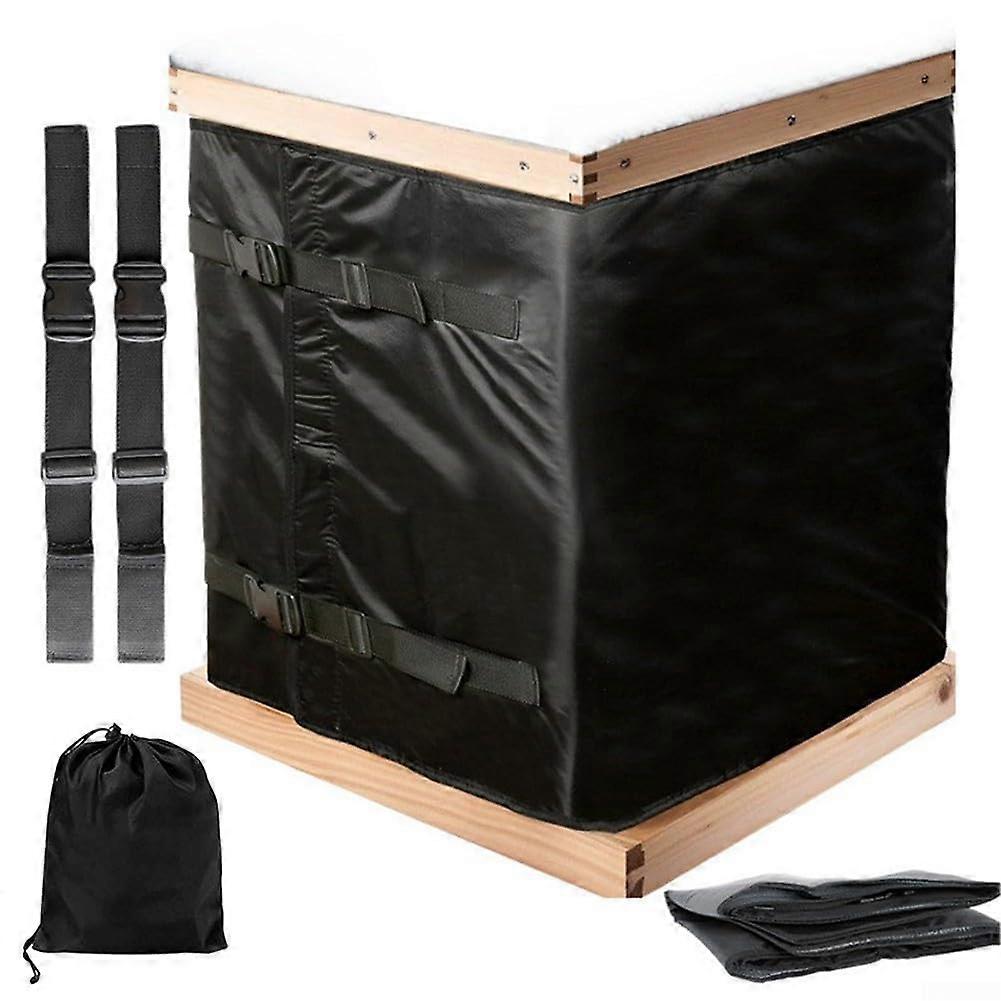 Weatherproof Beehive Insulation Adjustable For Winter Protection Langstroth Compatible Foam Insulation With Storage Bag