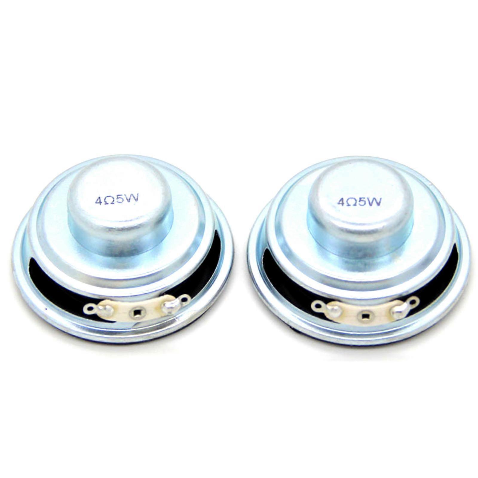 Innovative Round Shape Speaker Exceptional 4pcs 5W 4 Speaker Round Shape Loudspeaker Unleash the Power of DIY Sound Multicolor