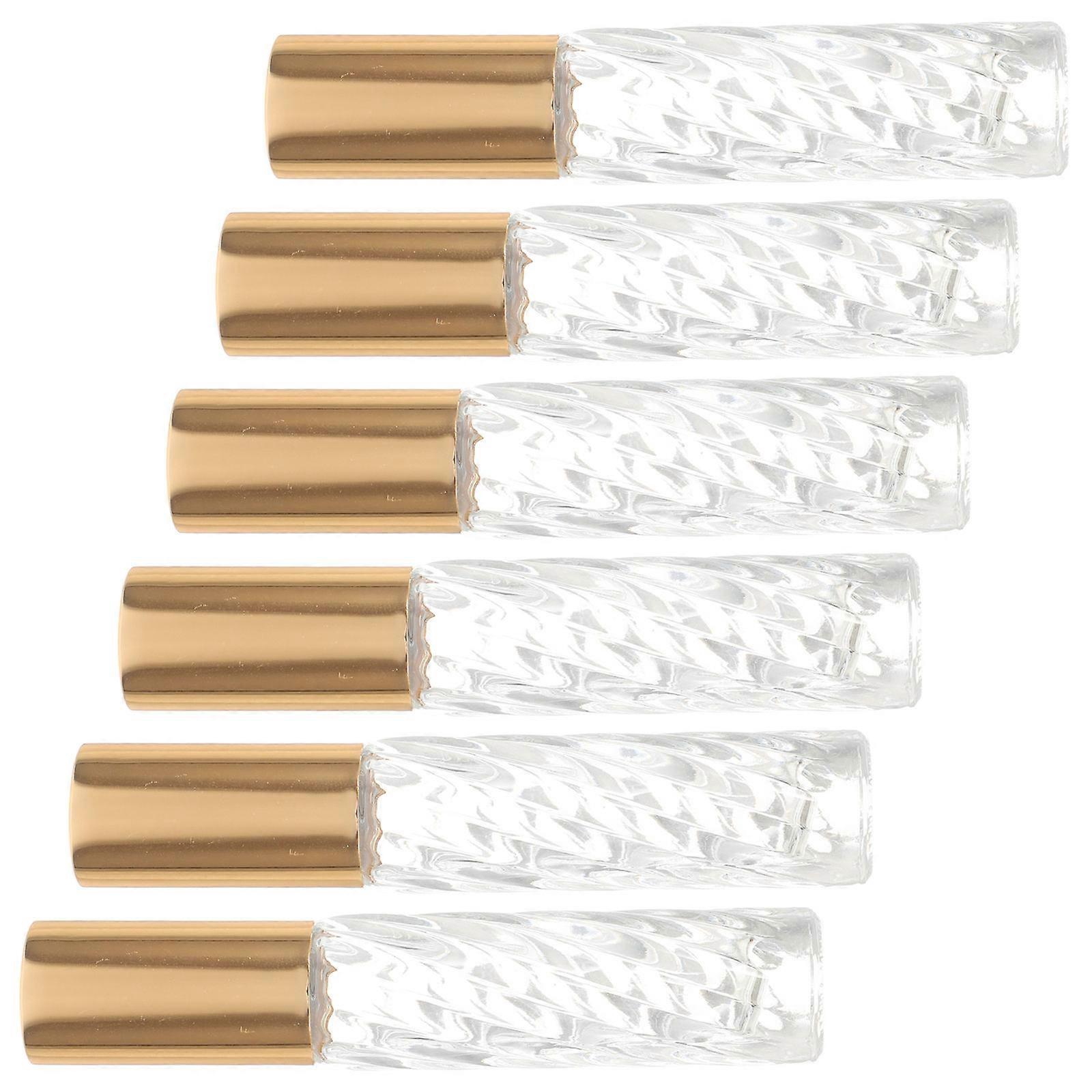 10pcs Glass Roller Ball Bottles for Essential Oils, Makeup, Perfume – Refillable Travel Containers with Smooth Design for Home & Travel Use