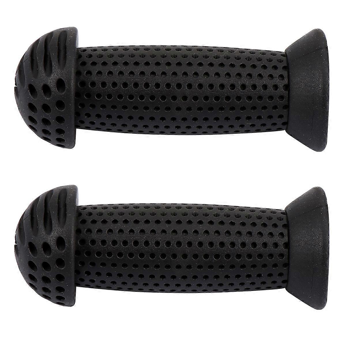 Kids Bike Handlebar Grips with Anti-skid Design for Safe Cycling and Comfortable Grip 2pcs Black
