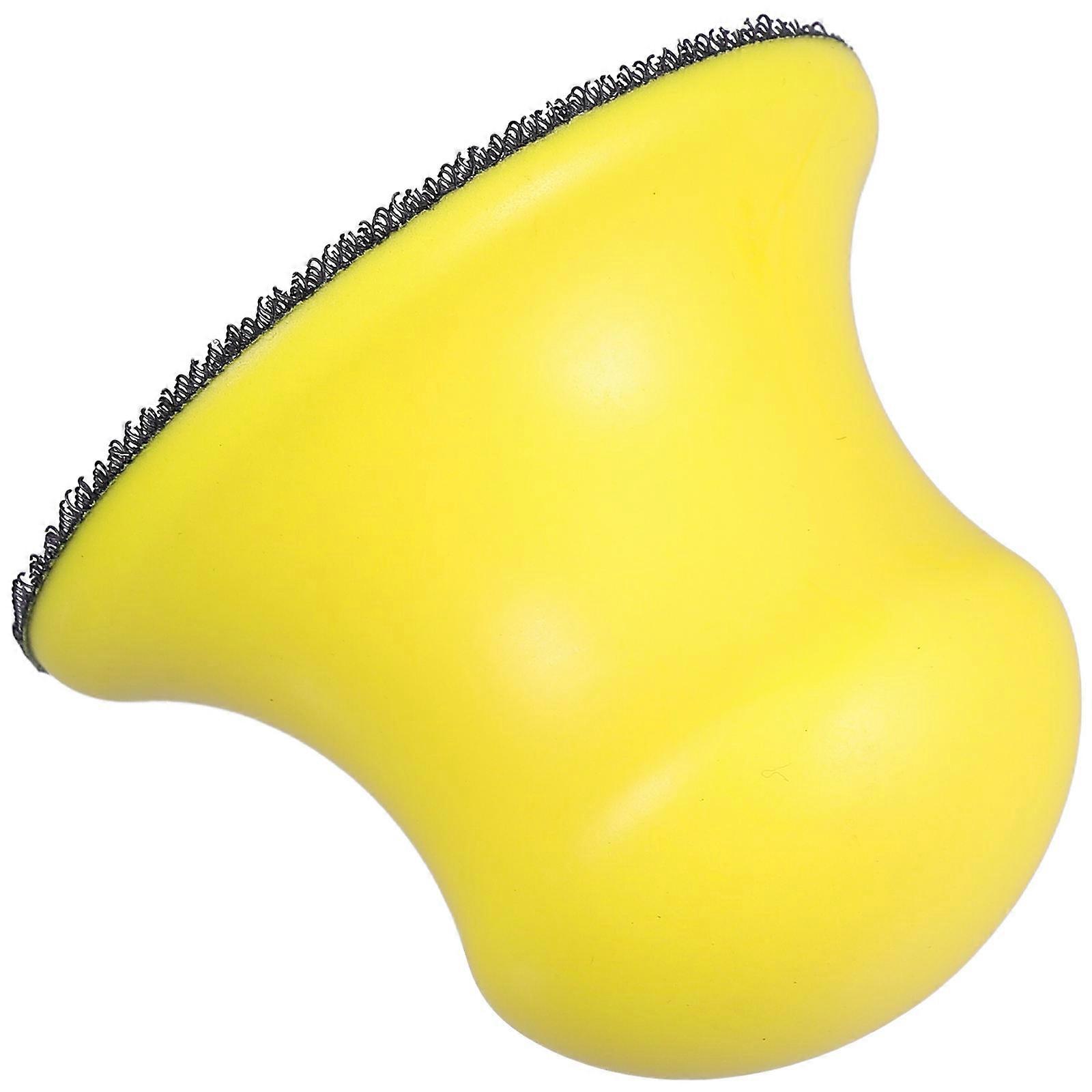 Sanding Polishing Fine Effect Round Handheld Sanding Block Pu Foaming Material For Home Renovation Automotive Repair Diy Enthusiasts 1Pack