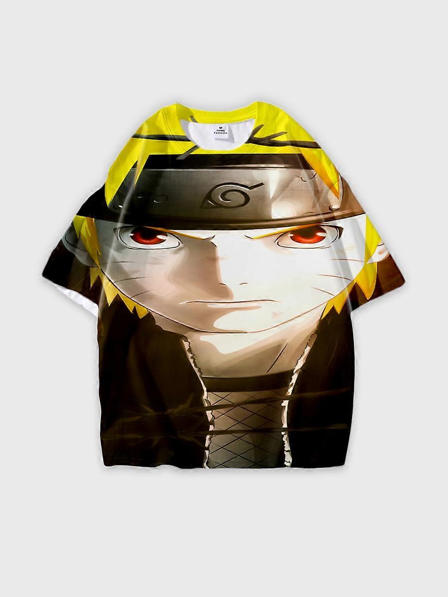 T-shirt round neck Role Pattern loose short sleeve C2403