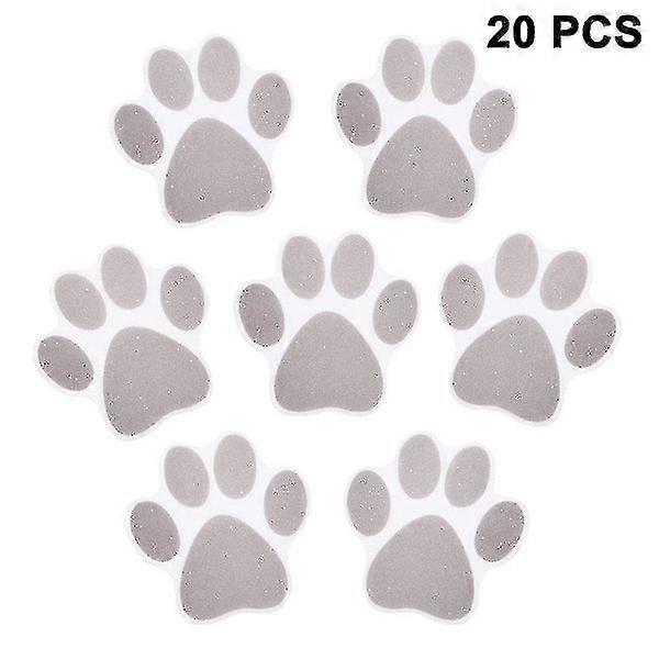 Non-Slip Bathtub Decals Self-Adhesive Paw Print Pattern Anti-Slip Applications