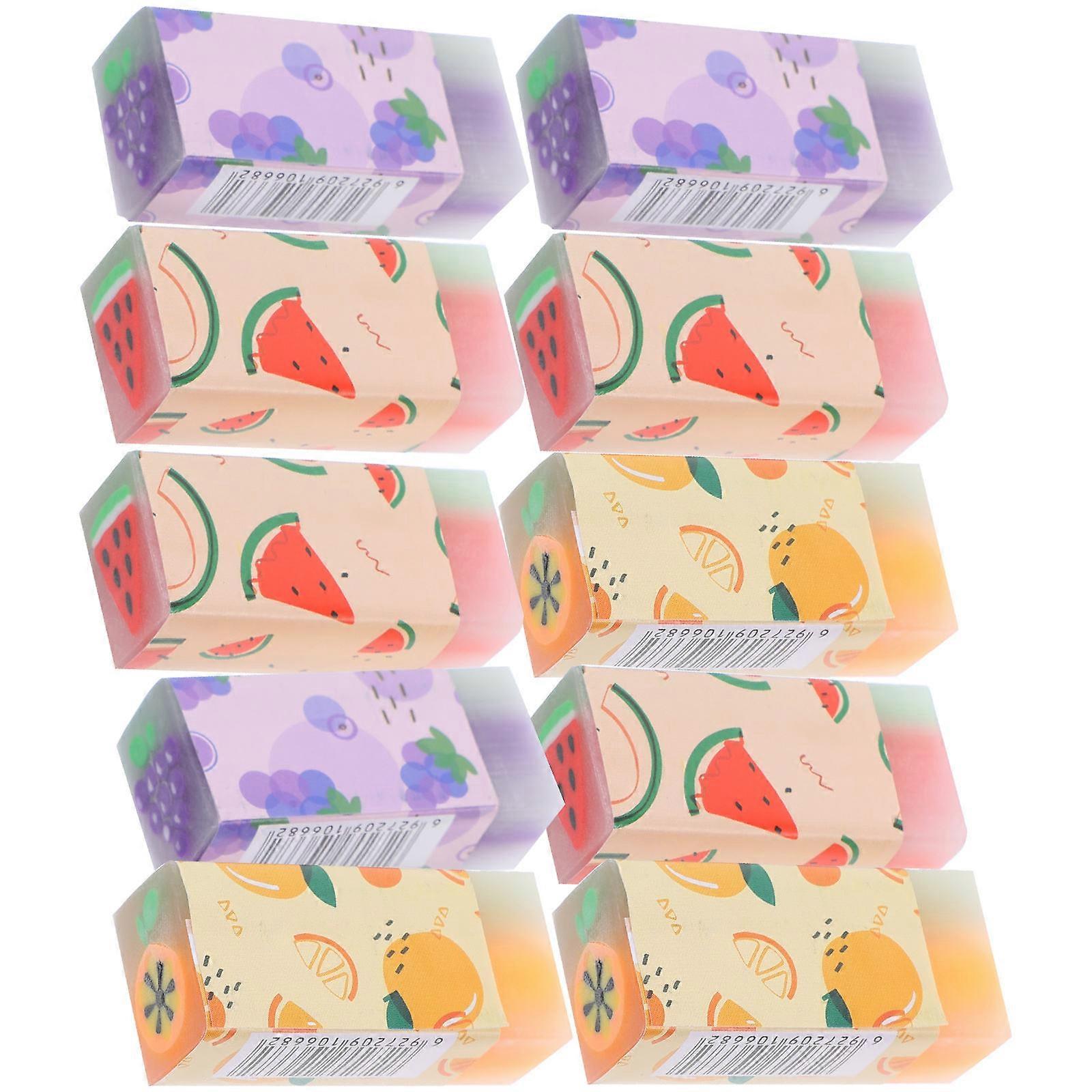 Assorted Color PVC Erasers for Kids with Adorable Shapes Great as Gifts or Prizes 12pcs