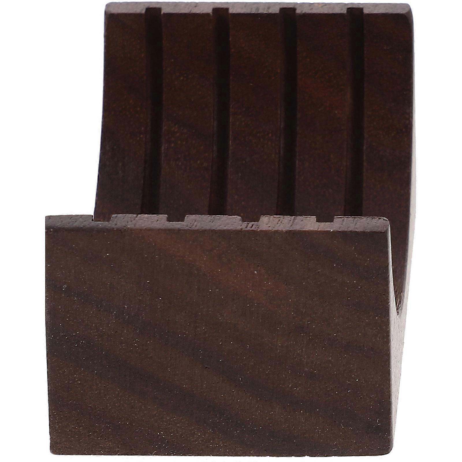 Coffee Filter Stand Organizer with Smooth Varnish Finish, Stable Base for Coffee Machine Filter Storage, Multi Use for Home and Café