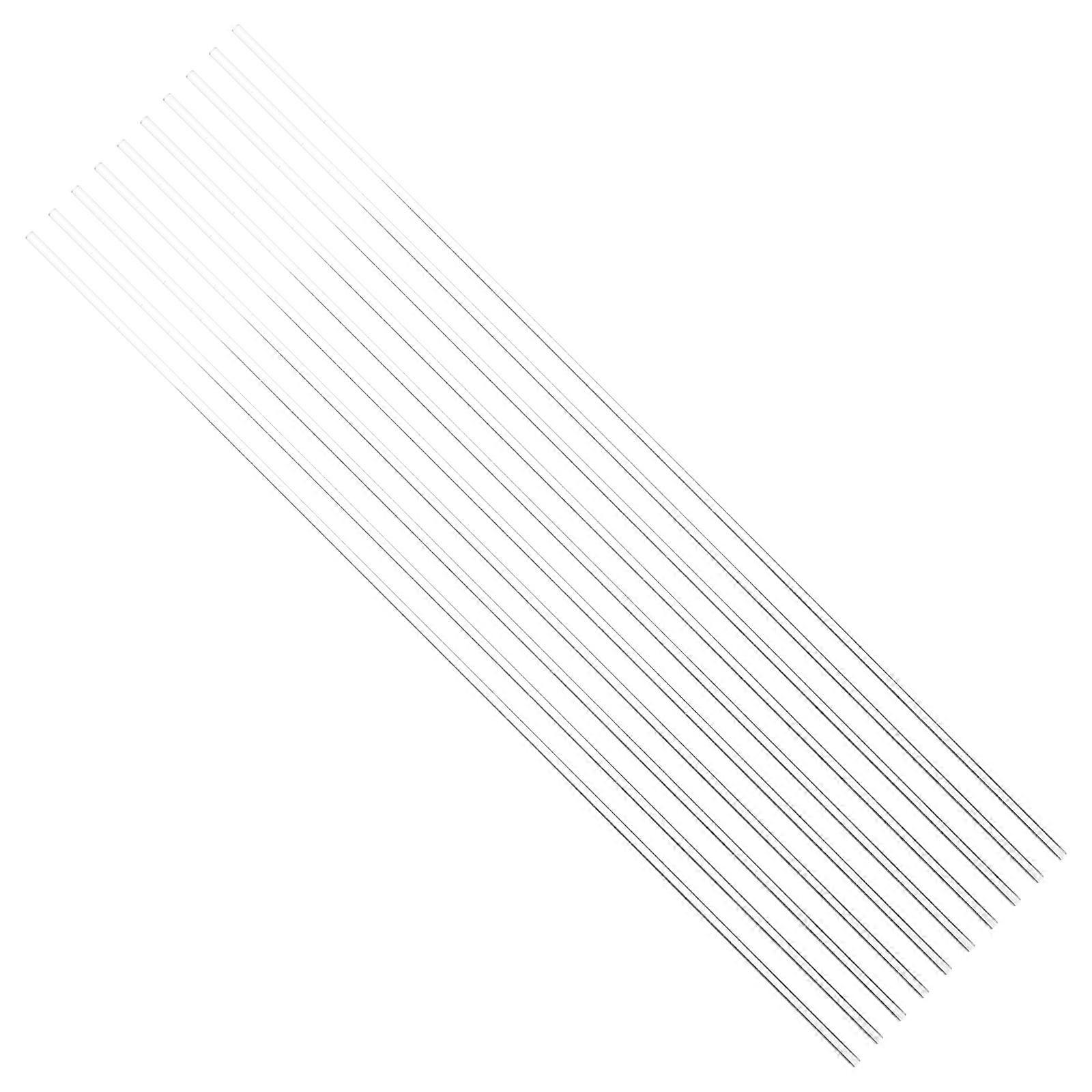 Here's a well structured product description and key features for the **10pcs Transparent Acrylic Plant Stakes Stem Support Poles**:
### ๐ฟ