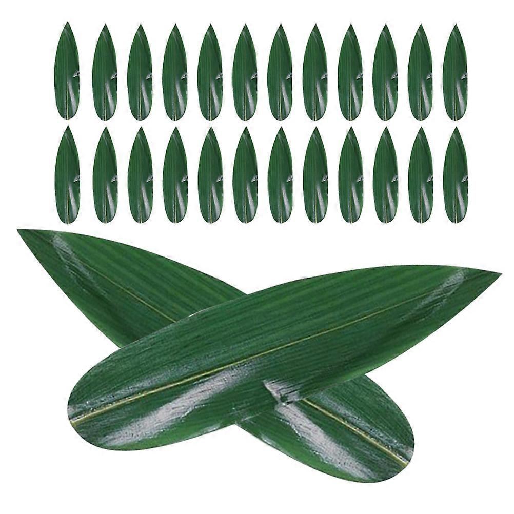 Leaf Shape Bamboo Leaves 200Pcs Suitable For Food Presentation Props Enhancing Culinan Experience With Design