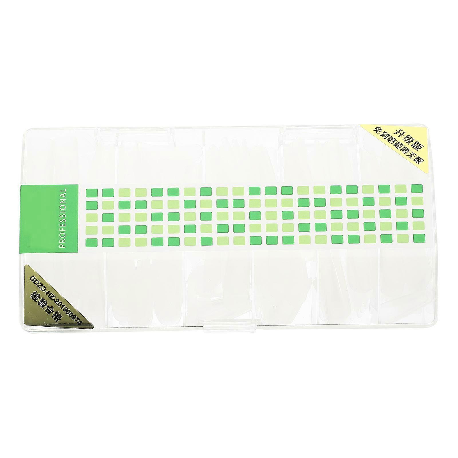 Fashionable Fake Nails Polishing Nail Tips Set Of 408Pcs Ultra Thin For Women Suitable For Festivals And Events Easy To Trim And File To Desired Shape