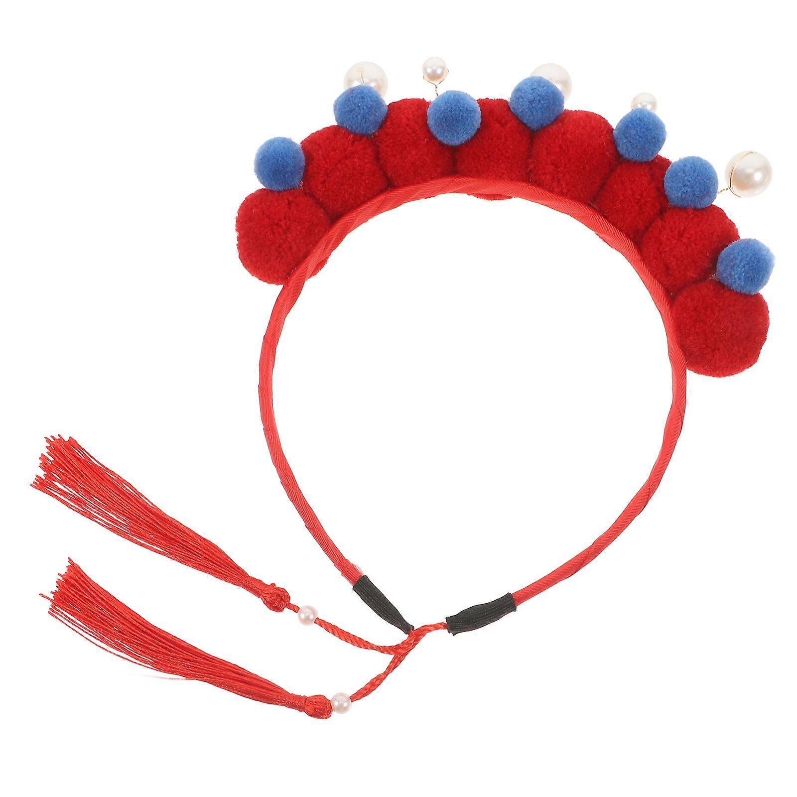 a polished and engaging product description based on your query:
**Ancient Style Decorative Headband with Tassels – Traditional Chinese Design
