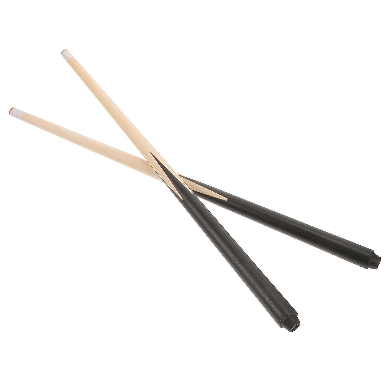 Short Wooden Pool Cue Sticks Set – Compact & Lightweight Billiard Sticks with Smooth Grip for Beginners, Snooker & Spaces
