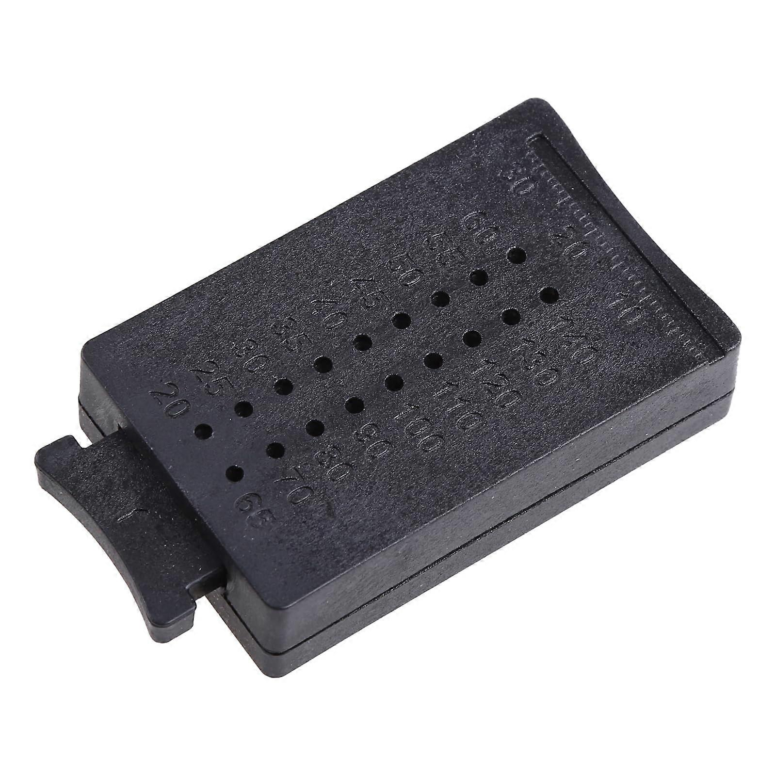 Gutta Percha Cutter Endodontic Measuring Ruler, Span Measuring Scale, High-Temperature, Black