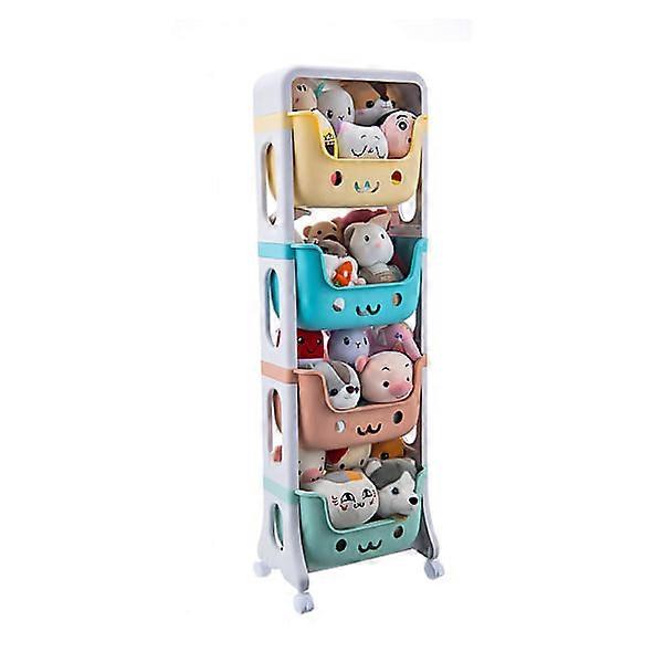 4 Layer Children's Toy Organizer 39*25*123cm, storage solution.