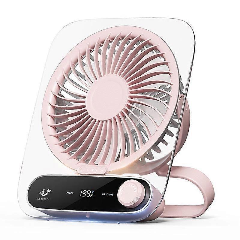 199-stufiger Desktop-Wandventilator mit Griff und eingebautem Licht Aromatherapie-Baumwolle