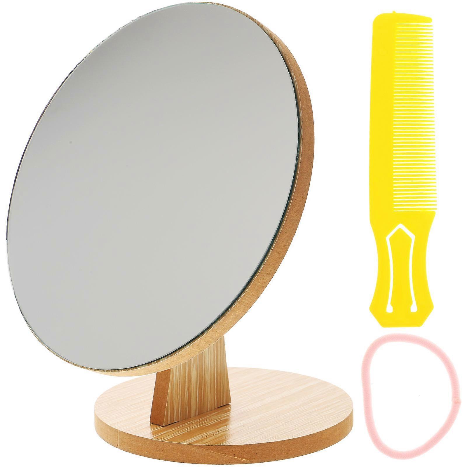 Compact Vanity Mirror Featuring Rotating Design for Enhanced Grooming Experience