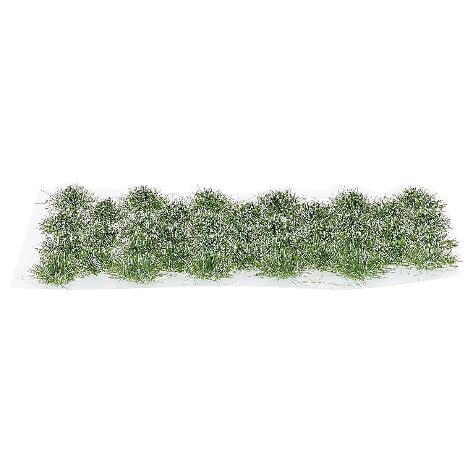 Simulation Grass Cluster Decorative Faux Grass for Sand Table Model Landscape Modeling Green Safe Resin Material 1 Set