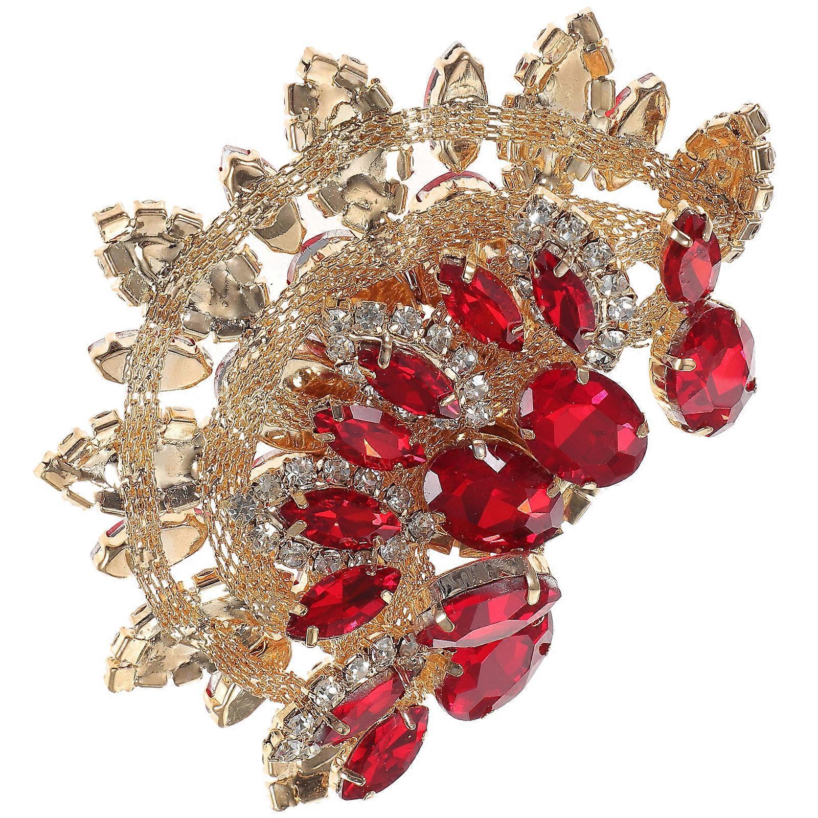 Creative DIY Decorative Iron On Applique Patch Rhinestone Brooch for Clothing Jackets Bags Crafts