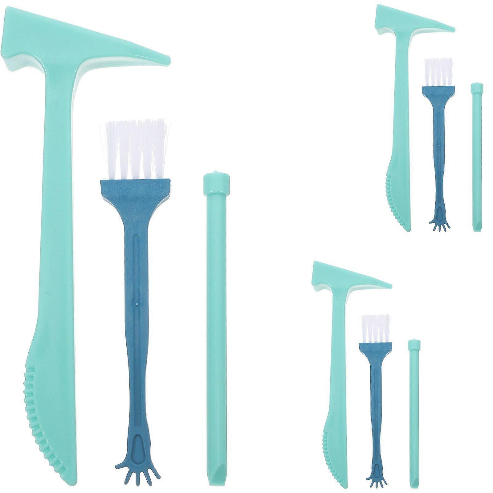 1 Set Digging Hammer Chisel Brush Archaeological Excavation Tools Kids Educational Digging Kit