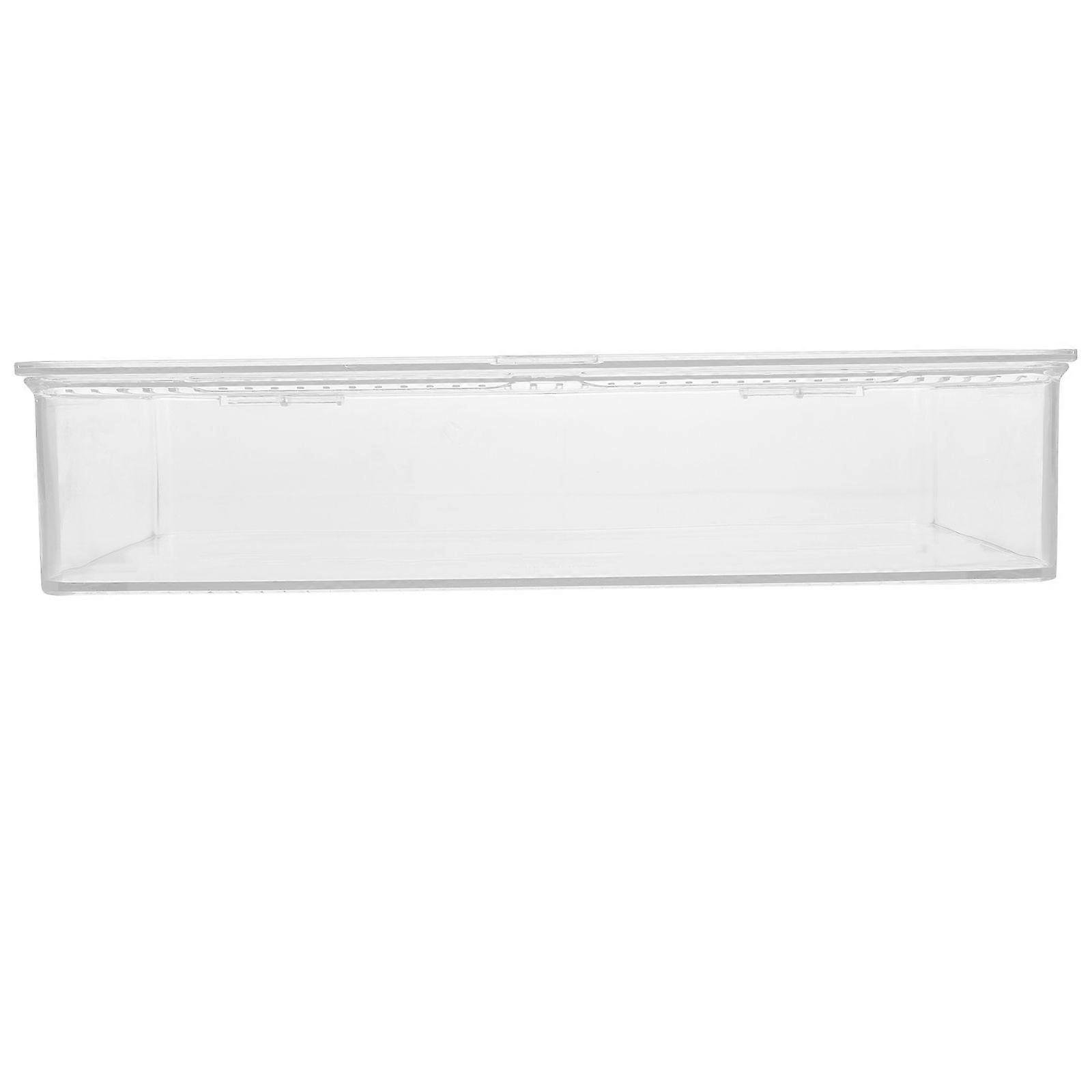 Plastic Utensil Holder Transparent Tableware Chopsticks Spoon Storage Container