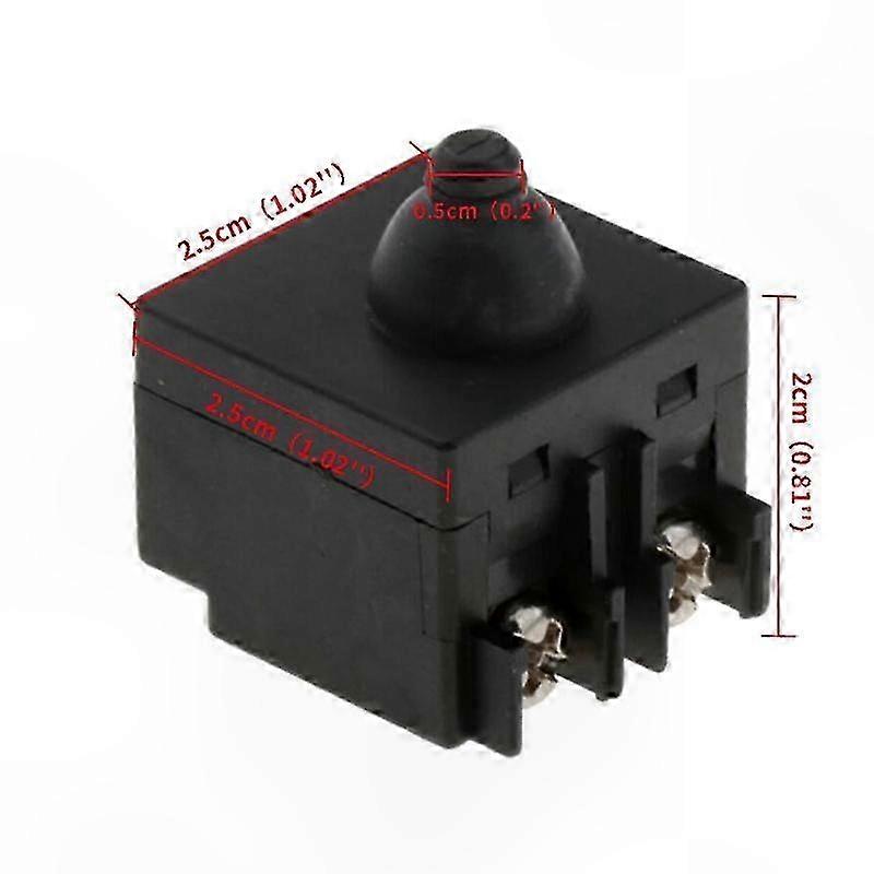 2-Pack Push Button Switch for Angle Grinder and Polisher Tools